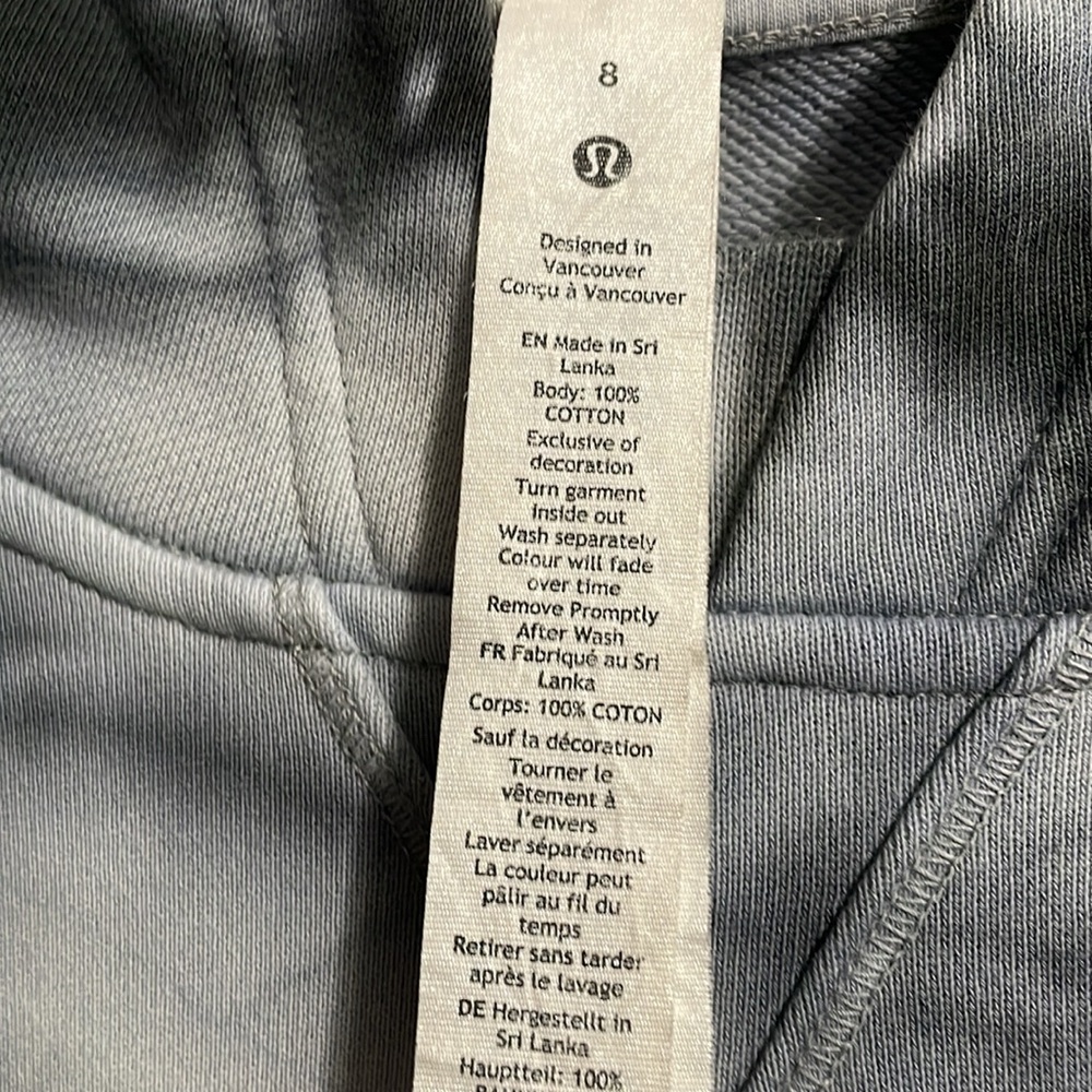 Lululemon All Yours Hoodie Earth Tie Dye Stone Athleisure Lounge Jacket - Picture 5 of 6